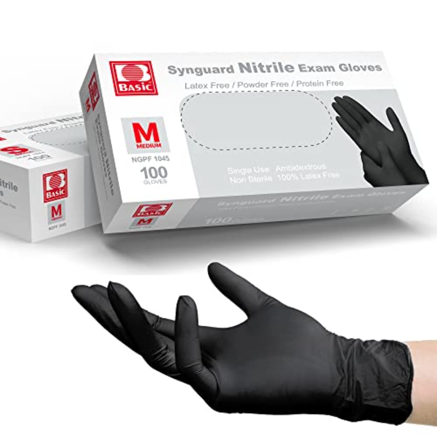 Exam Glove Nitrile - Guanti da esame in nitrile neri