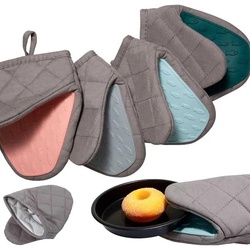 Oven Mitt Silicone - Guanto da Forno in Silicone Anti-scottatura,
