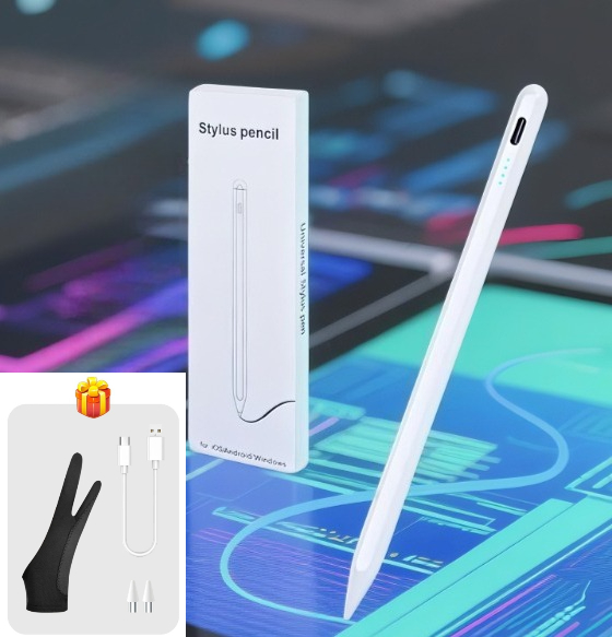 Touchscreen Glove Capacitive - Penna Stilo Ricaricabile per Android con