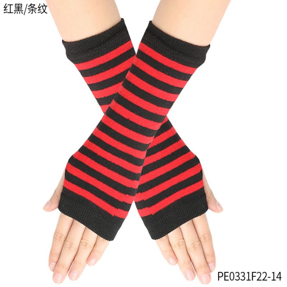Fingerless Glove Knit - Guanti Senza Dita PESENAR a Righe