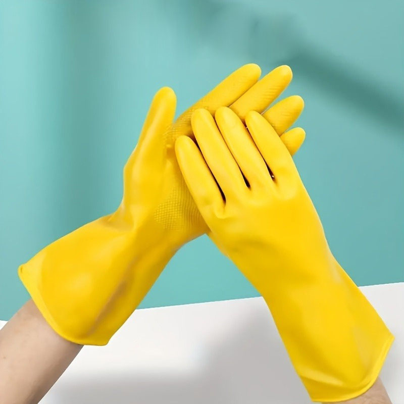 Dish Glove Rubber - 1 Paio (2 Pezzi) di Guanti