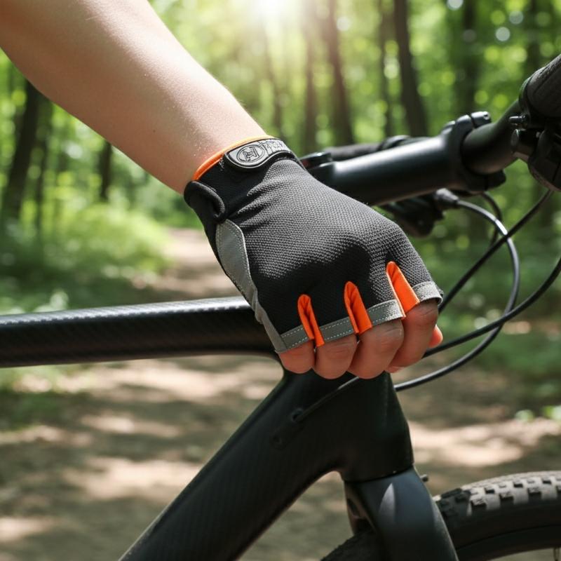 Fingerless Glove Knit - Guanti da Ciclismo Mezze Dita Uomo