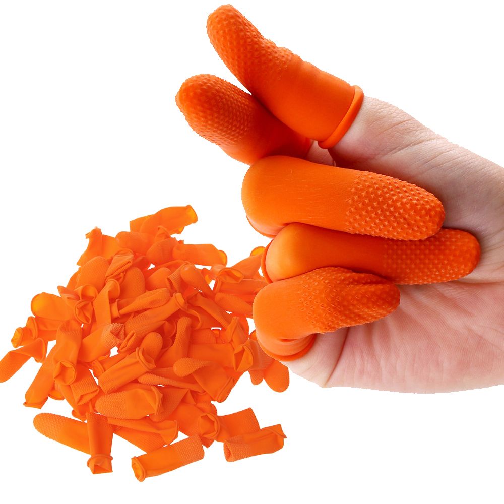 Rubber Glove Cleaning - 100 Pezzi Accessori per Pulizia Unghie,