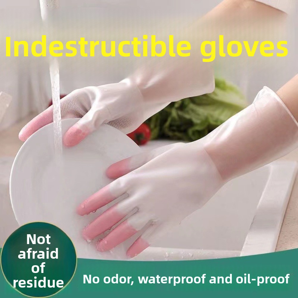 Rubber Glove Cleaning - Guanti in Lattice Resistenti e Spessi,