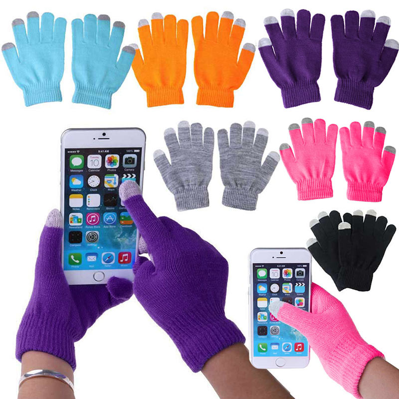 Touchscreen Glove Capacitive - Guanti Invernali Unisex in Maglia Capacitiva