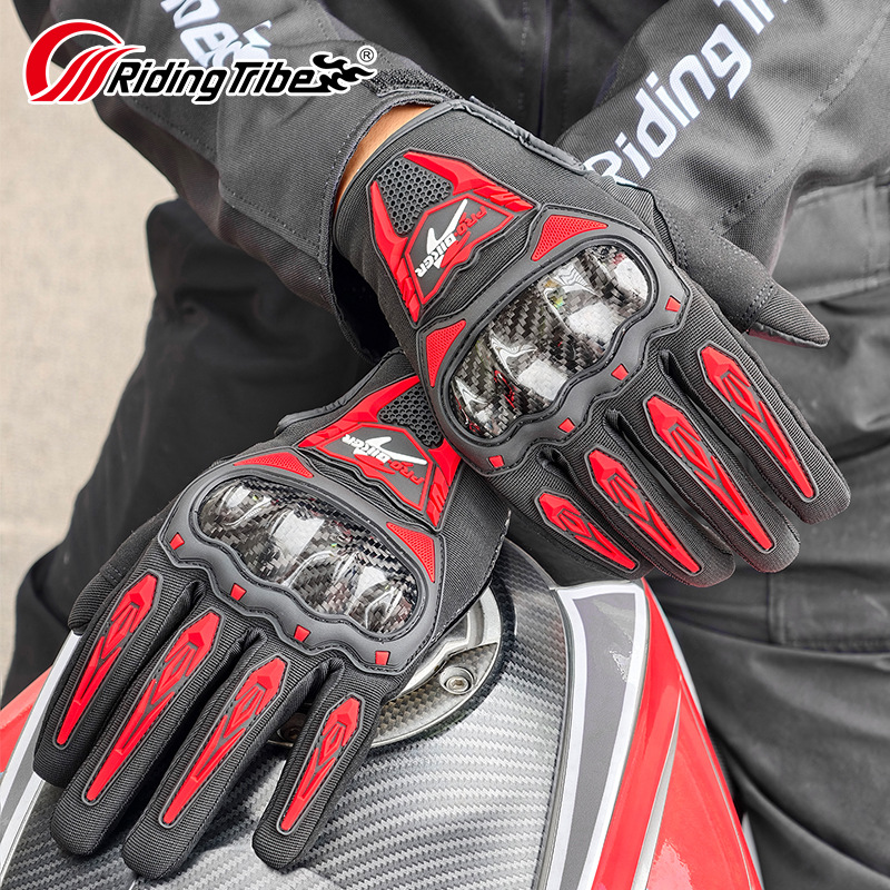 Motorcycle Glove Knuckle - Guanti da moto RidingTribe Nuovi guanti