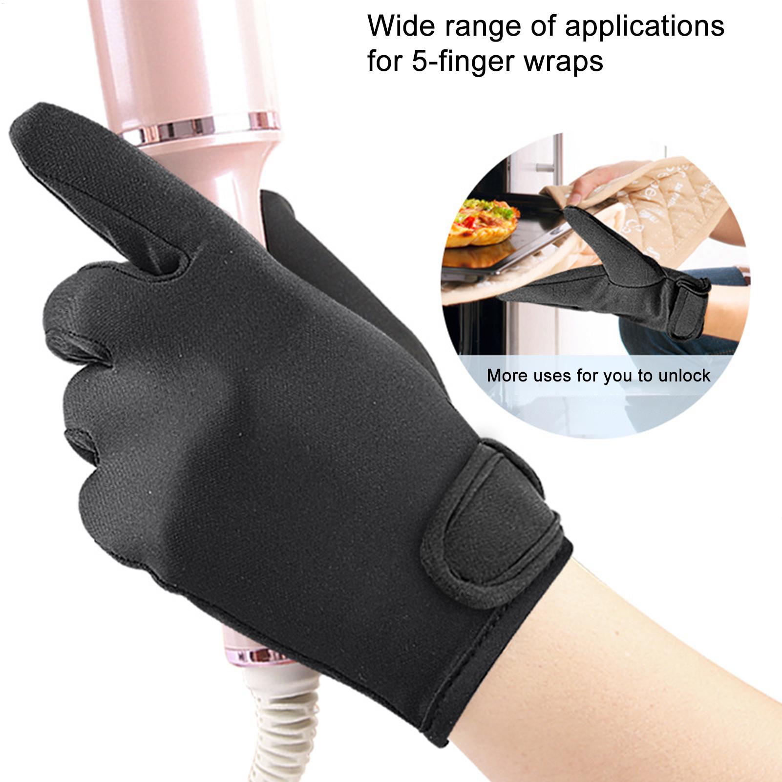 Heat Resistant Glove - Guanto Termoresistente per Capelli, Protezione per