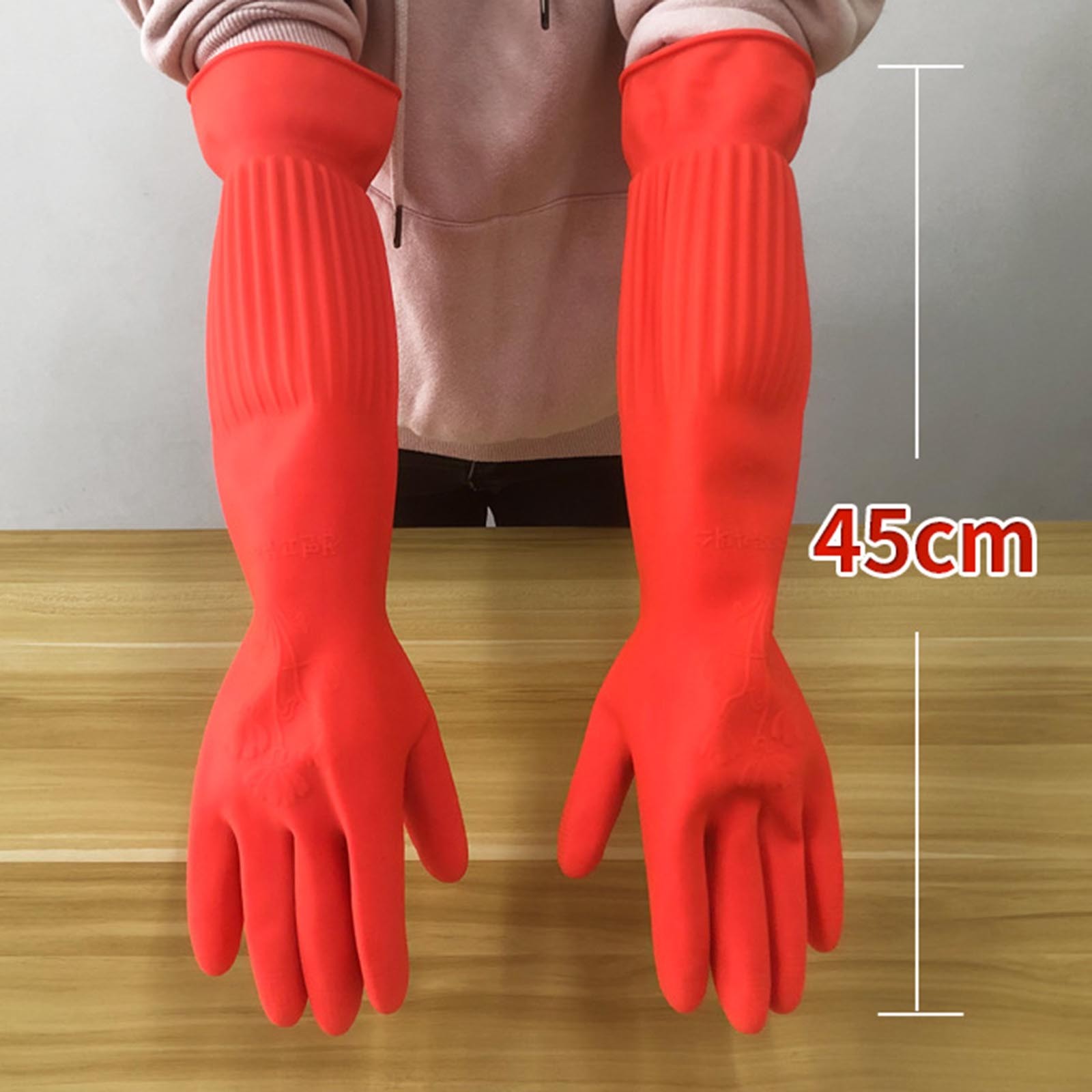 Dish Glove Rubber - 1 paio di guanti puliti in