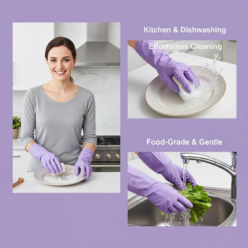 Dish Glove Rubber - 1 paio di guanti in lattice
