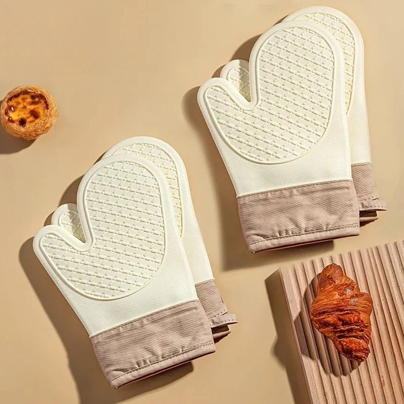 Oven Mitt Silicone - Guanti da forno in silicone resistenti
