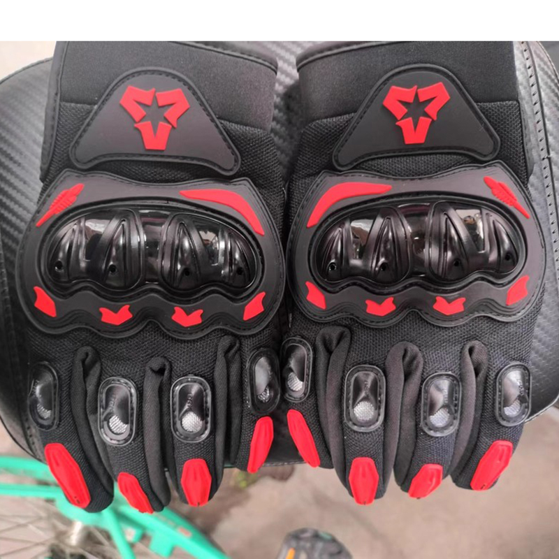 Motorcycle Glove Knuckle - Touch Guanti per attrezzature da corsa