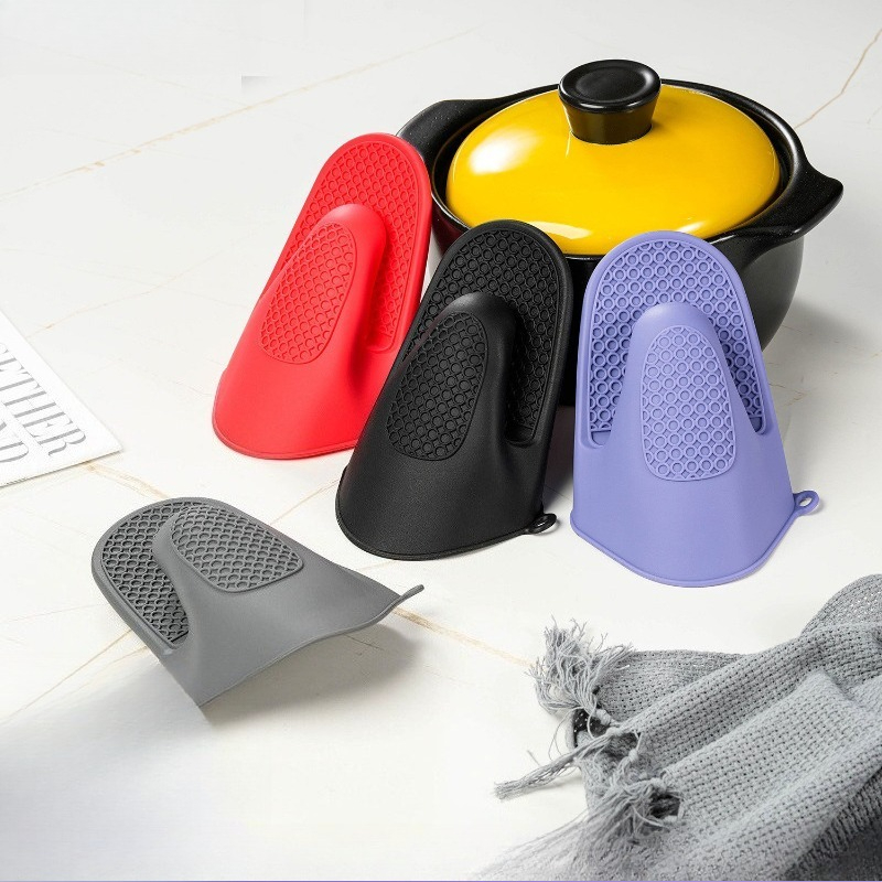 Oven Mitt Silicone - Clip in silicone ispessito per la