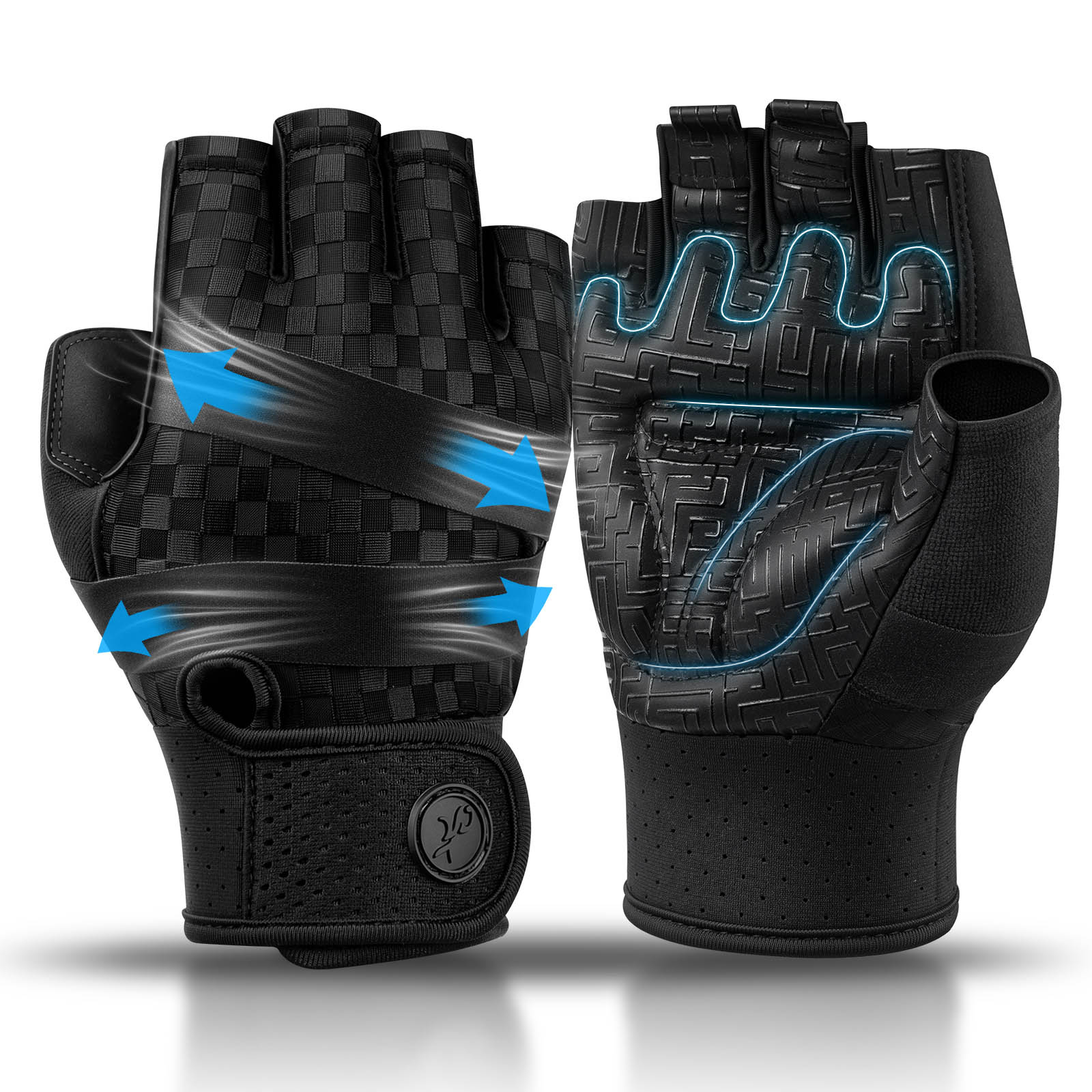 Workout Glove Gym - Guanti da Palestra per Uomo, Multiuso,