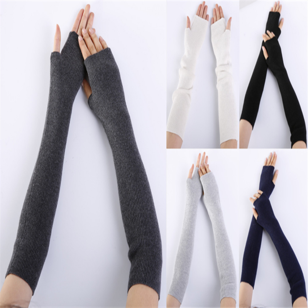 Fingerless Glove Knit - Guanti senza dita unisex da uomo