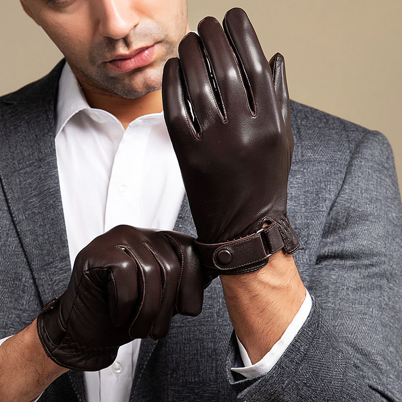 Leather Driving Glove - 2024 Guanti da uomo in pelle