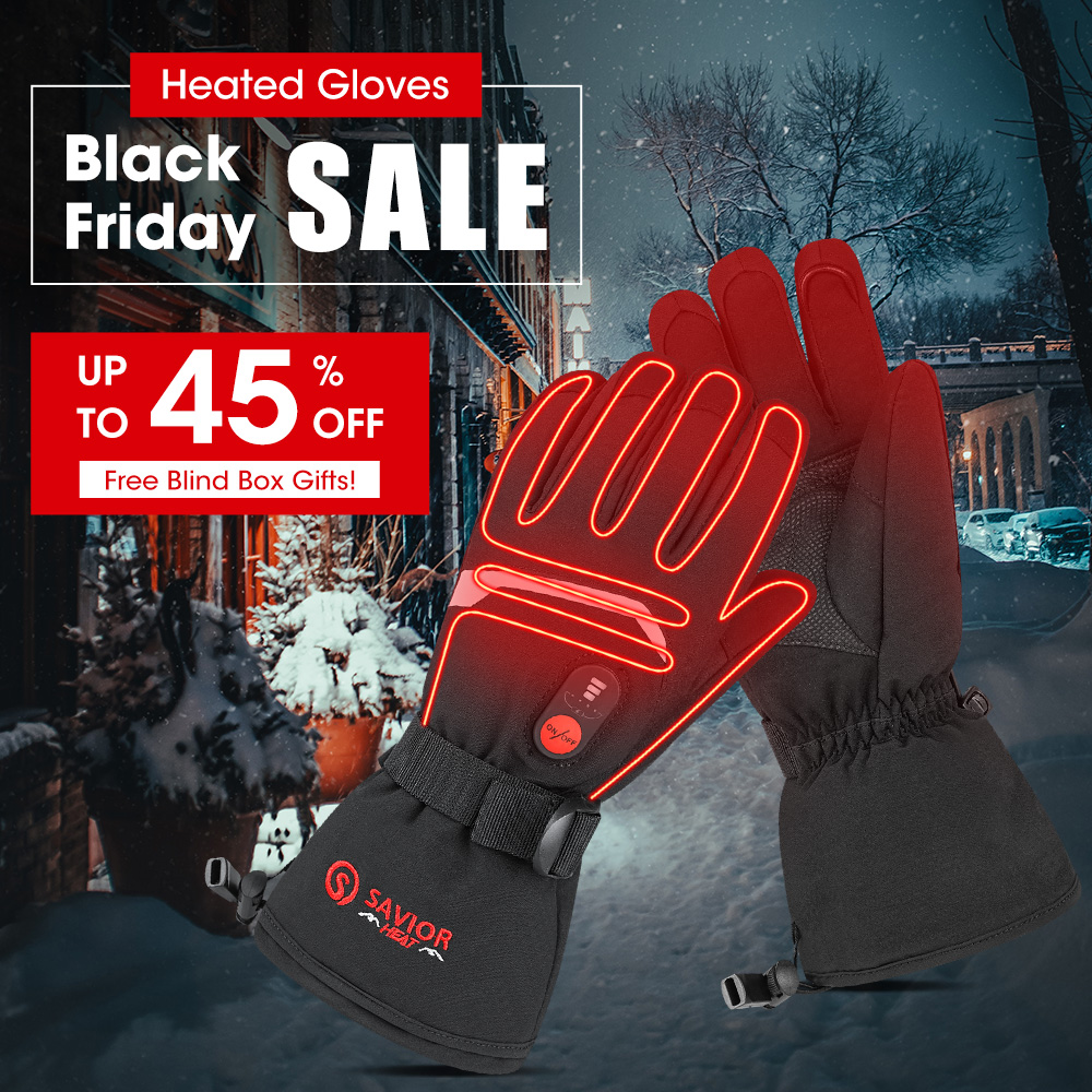 Heat Resistant Glove - SNOW DEER Guanti riscaldati invernali Donna