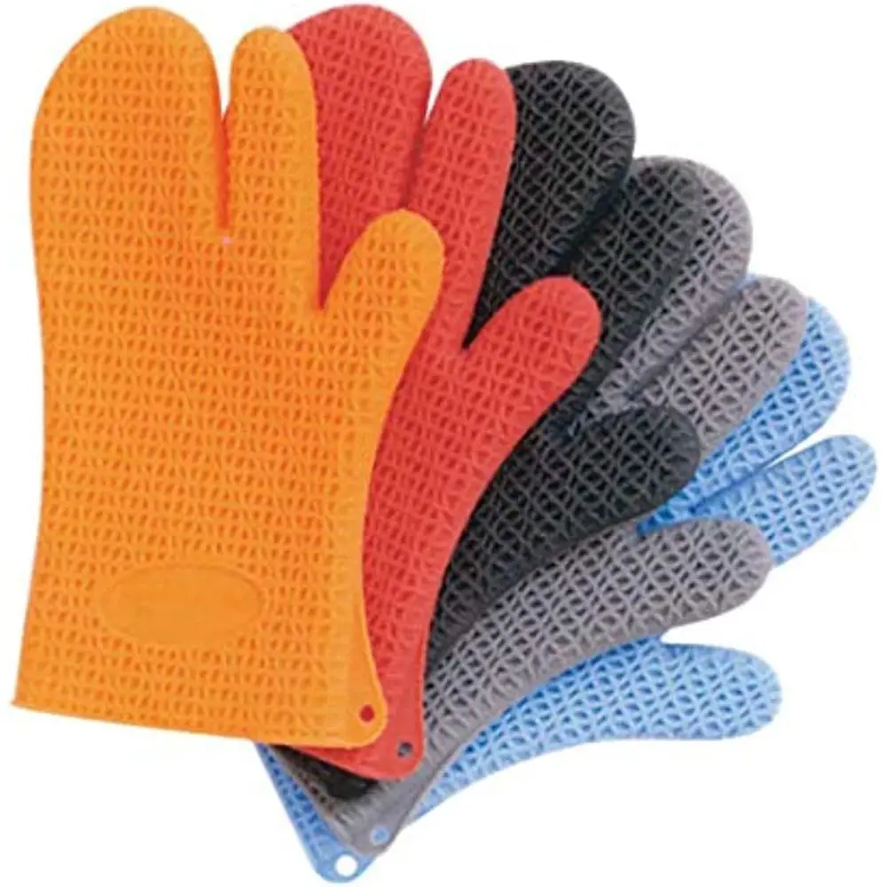 Oven Mitt Silicone - Guanto da Forno in Silicone Grigio