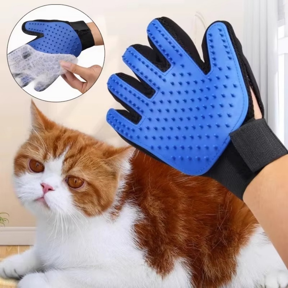 Rubber Glove Cleaning - Guanti per toelettatura per cani e