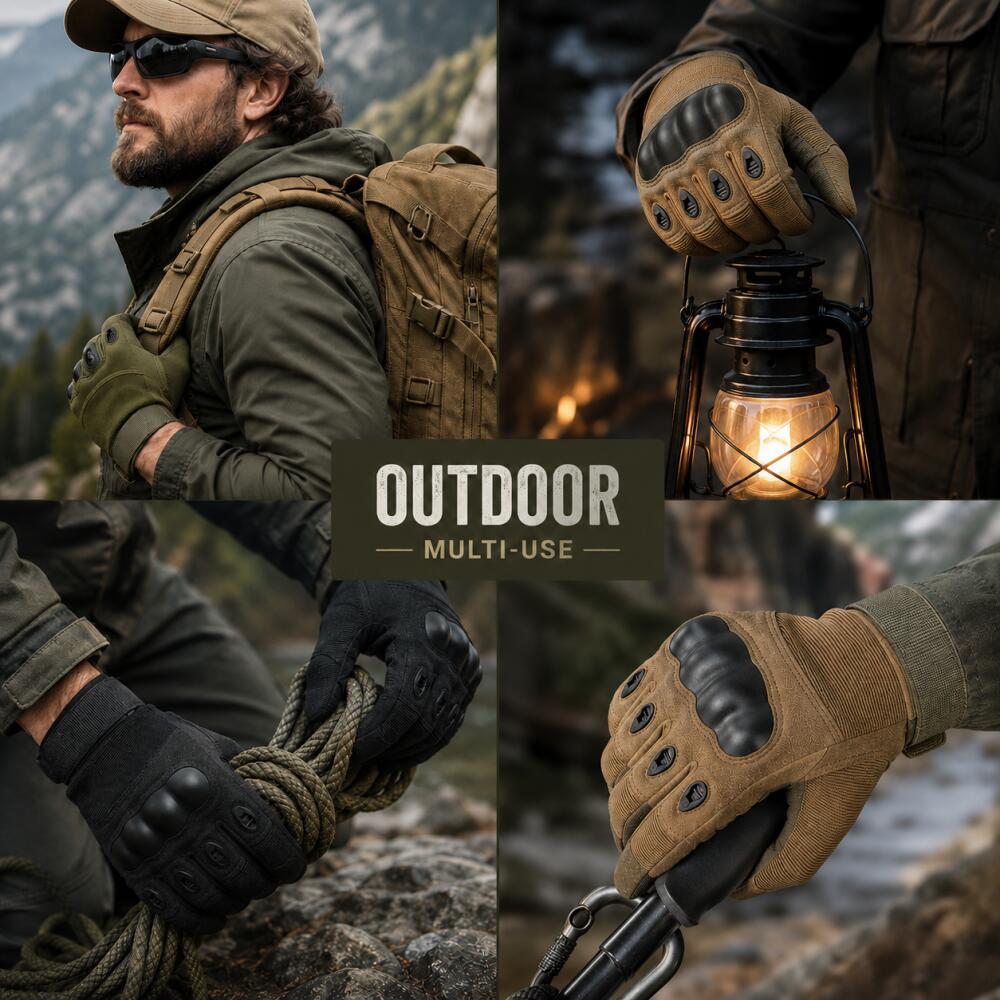 Work Glove Impact - Guanti Tattici Resistenti agli Urti, Guanti