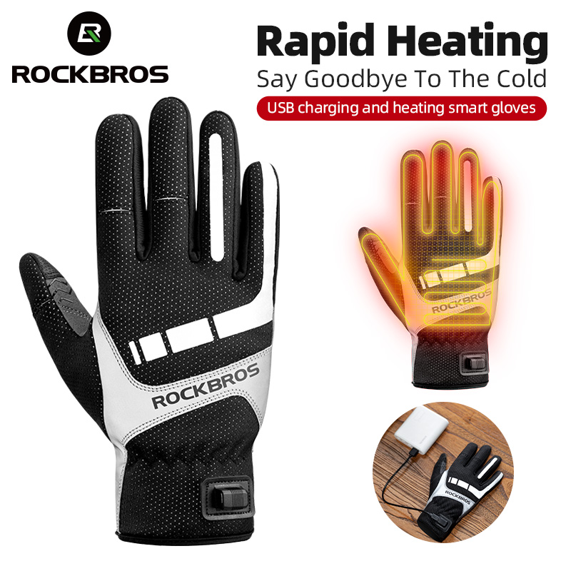 Heat Resistant Glove - ROCKBROS Guanti invernali riscaldati Guanti da