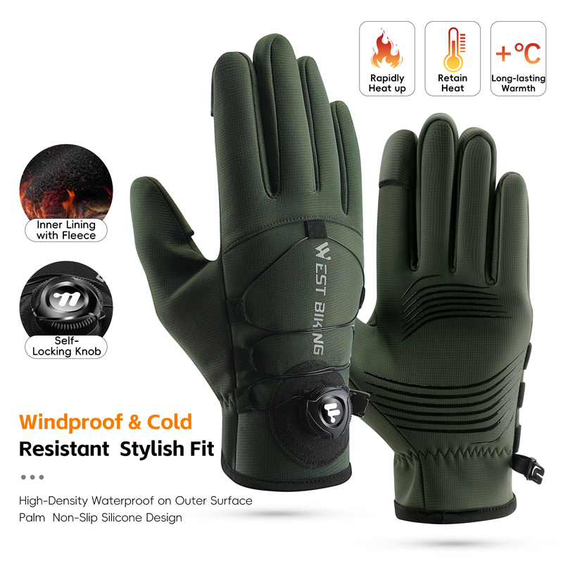 Winter Glove Insulated - Guanti da bici invernali Dita magnetiche