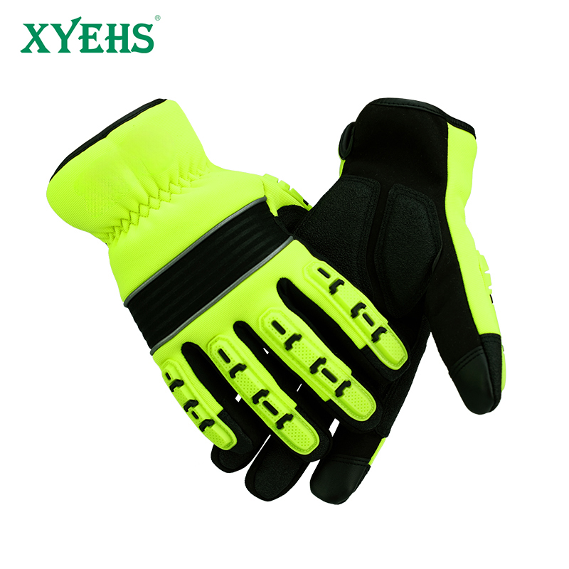 Work Glove Impact - Guanti di Sicurezza Impermeabili Resistenti agli