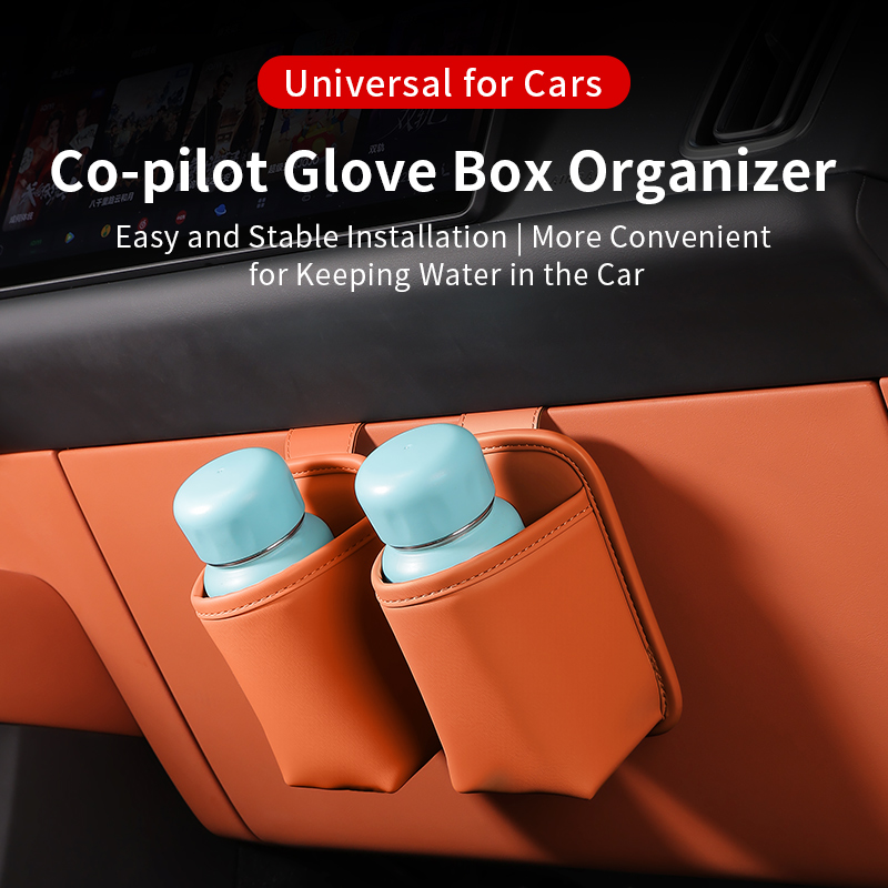 Leather Driving Glove - Organizzatore appendibile per vano portaoggetti auto,