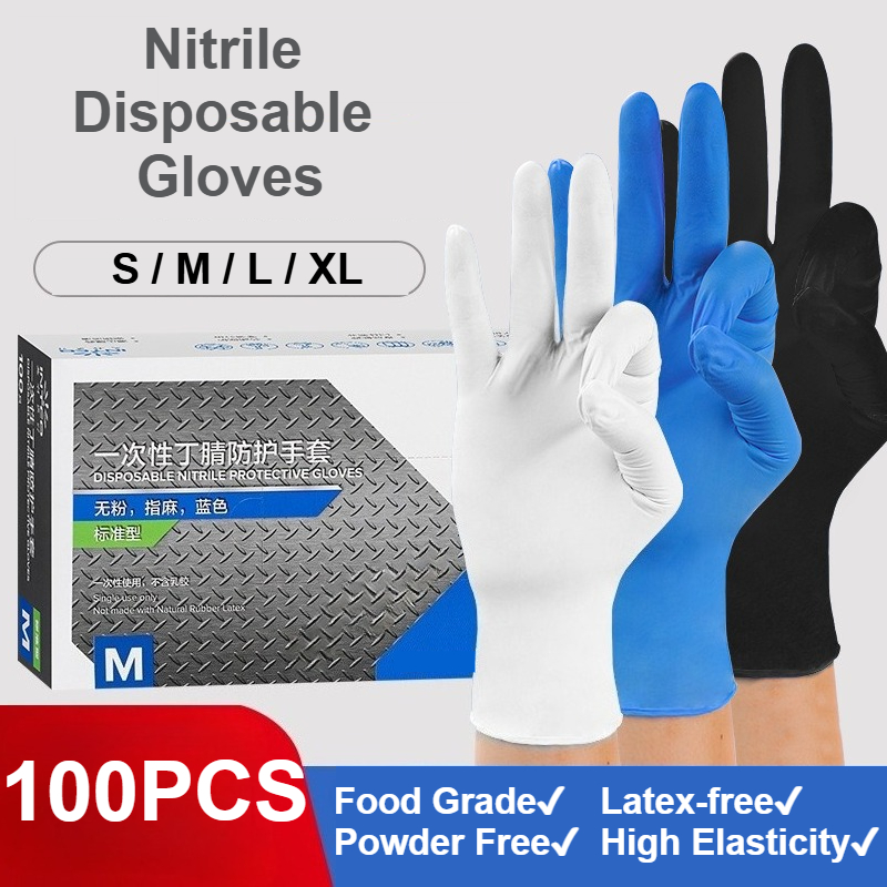 Exam Glove Nitrile - Guanti monouso in nitrile da 100