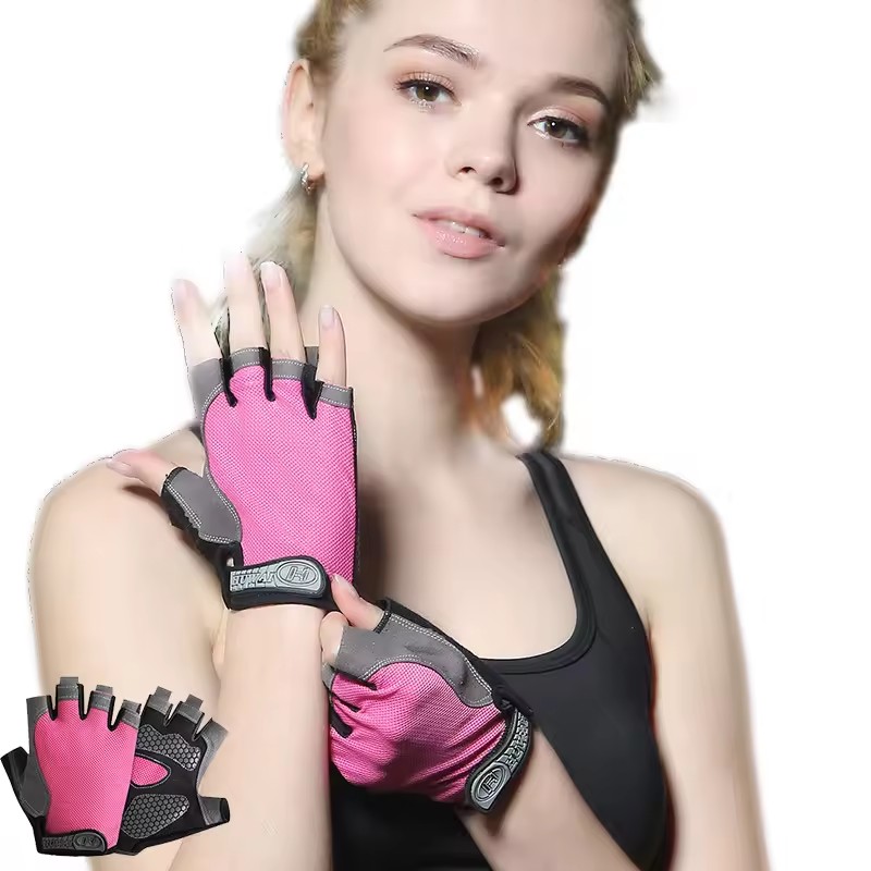 Workout Glove Gym - Guanti mezze dita antiscivolo traspiranti per