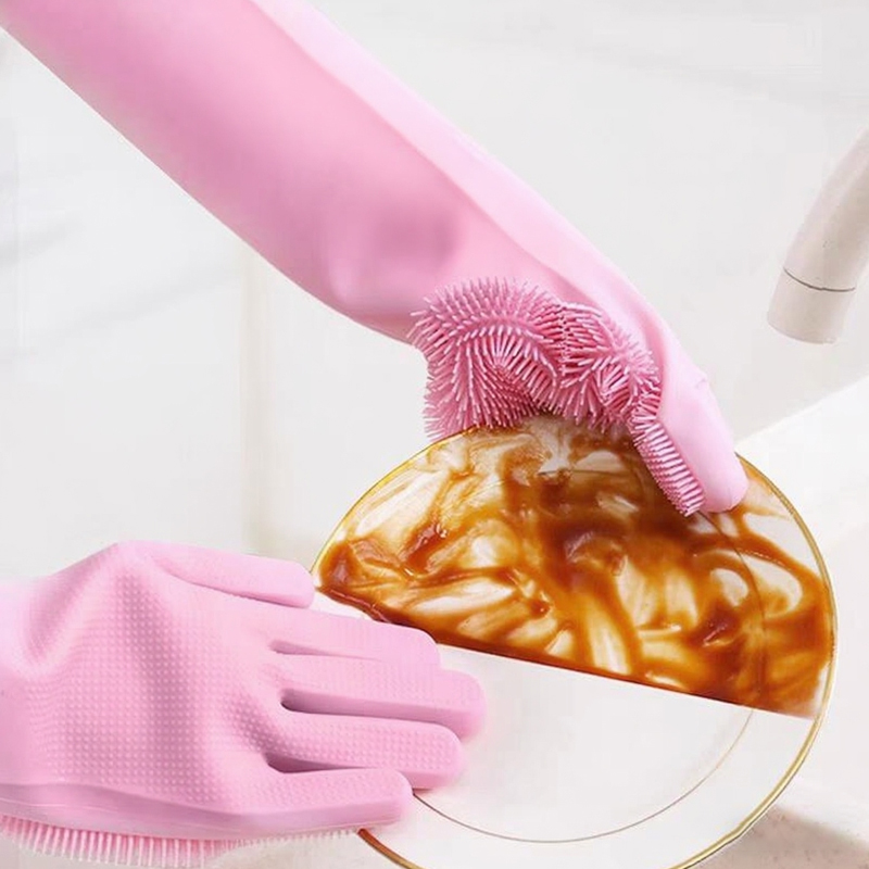 Dish Glove Rubber - Guanti per la pulizia dei piatti