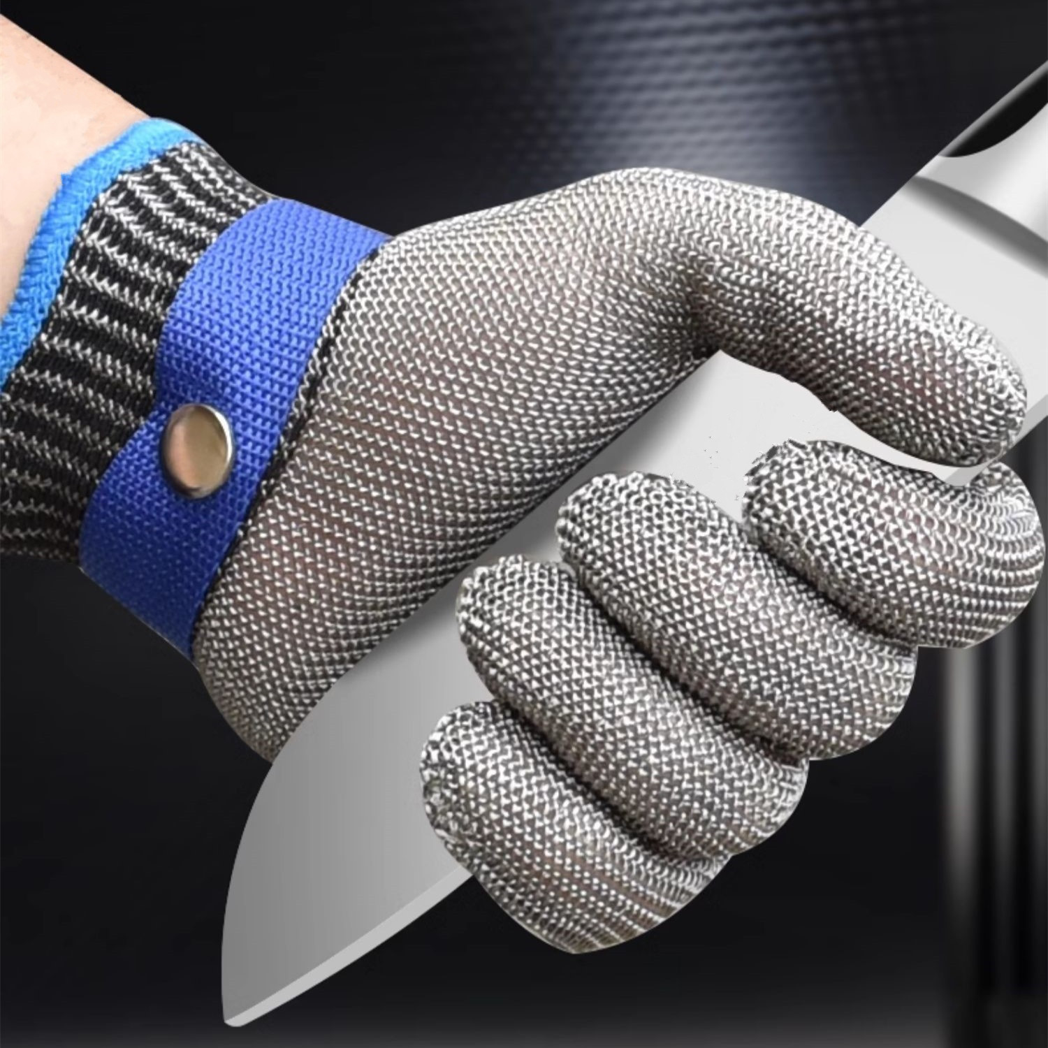 Cut Resistant Glove - Guanto di sicurezza in rete metallica