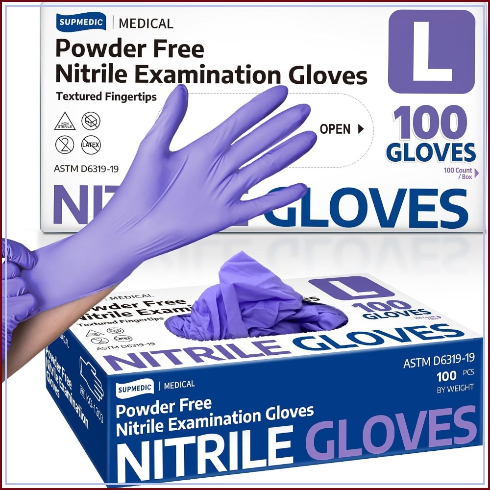 Exam Glove Nitrile - Guanti Monouso in Nitrile per Uso
