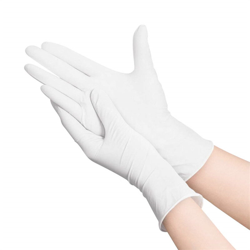 Exam Glove Nitrile - Guanti monouso in nitrile bianco 100