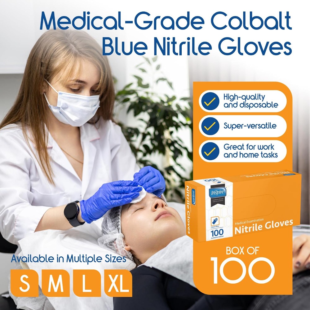 Guanti Monouso in Nitrile Blu  - Exam Glove Nitrile recensione e prezzo