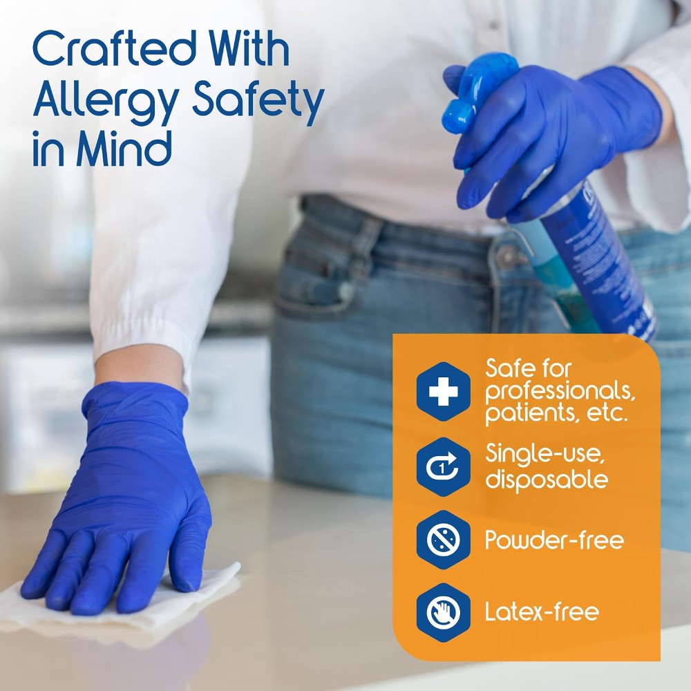 Guanti Monouso in Nitrile Blu  - Exam Glove Nitrile recensione e prezzo