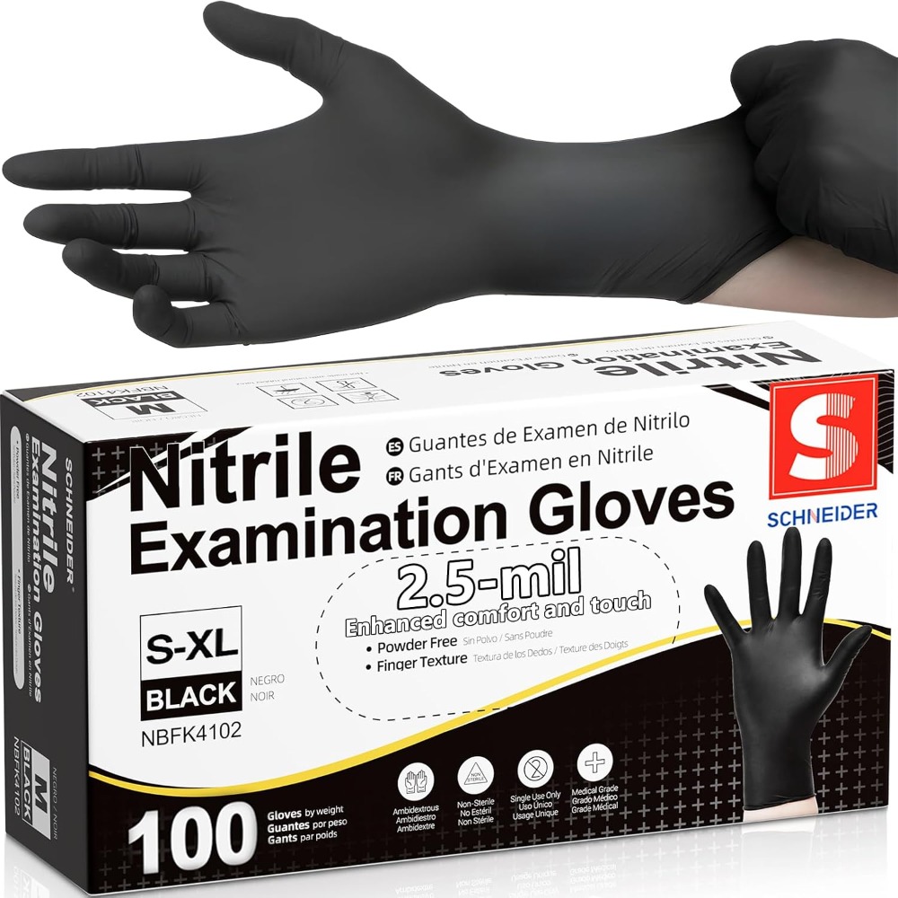 Guanti Monouso in Nitrile Nero - Exam Glove Nitrile recensione e prezzo