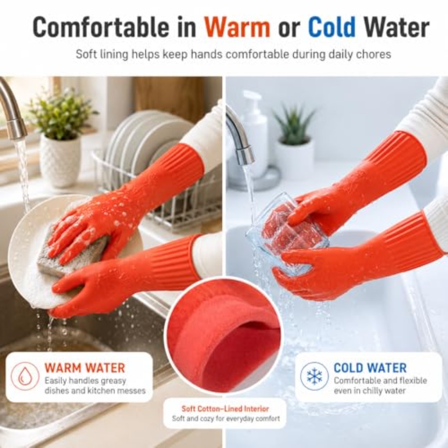 Guanti in Gomma per Lavare i P - Dish Glove Rubber recensione e prezzo