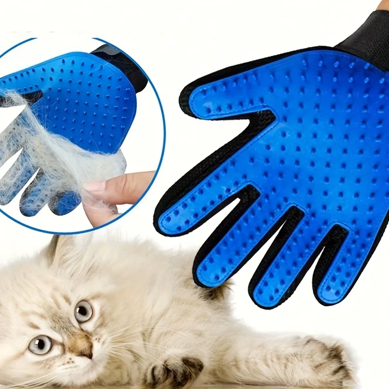 Guanti per toelettatura gatti, - Rubber Glove Cleaning recensione e prezzo
