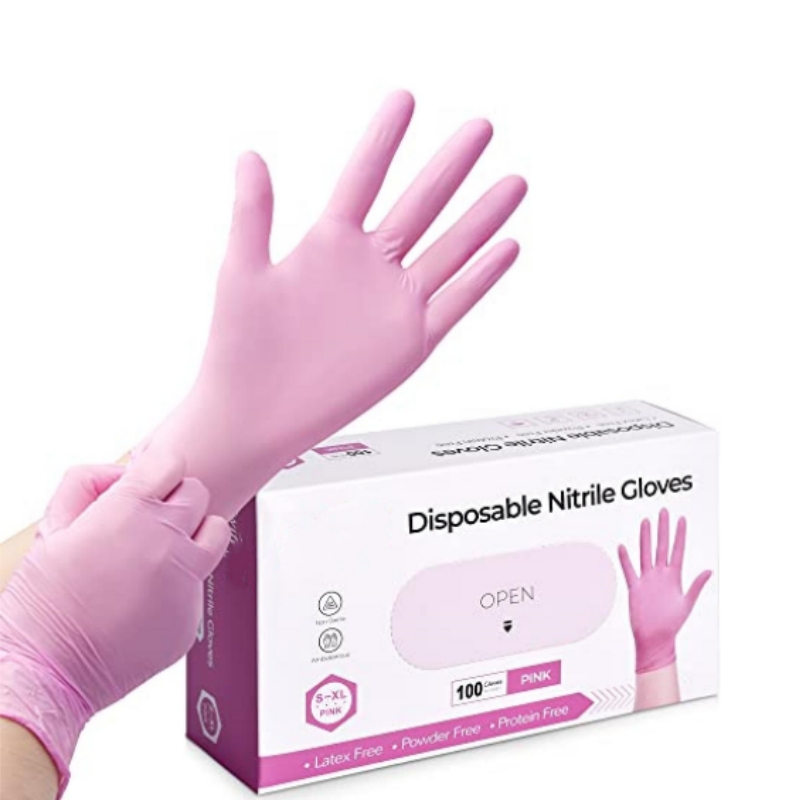 Guanti Monouso in Nitrile Rosa - Latex Disposable Glove recensione e prezzo