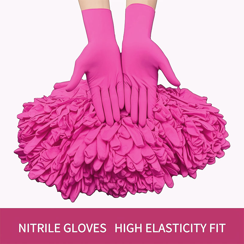 Guanti monouso in nitrile rosa - Nitrile Mechanic Glove recensione e prezzo