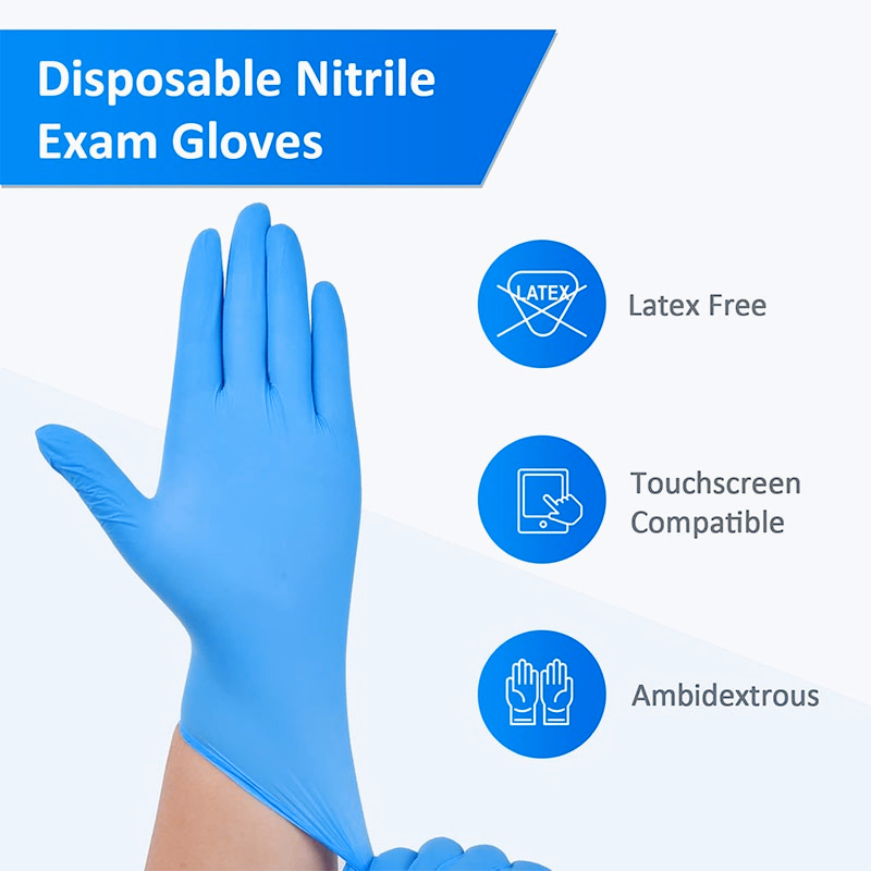 100 Pezzi Guanti Monouso in Ni - Nitrile Mechanic Glove recensione e prezzo