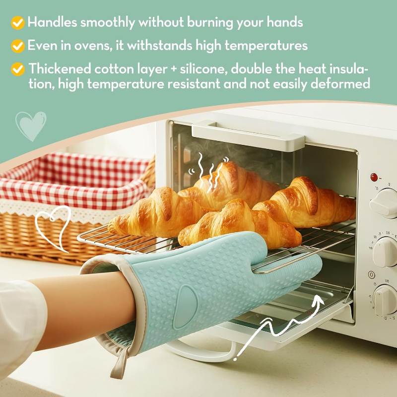 1 paio di guanti da forno in s - Oven Mitt Silicone recensione e prezzo