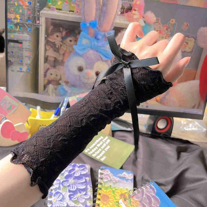 Guanti Gotici Senza Dita in Re - Fingerless Glove Knit recensione e prezzo