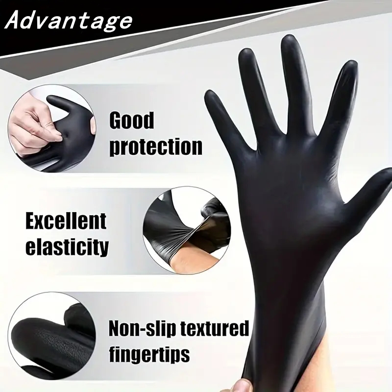 Guanti monouso neri in nitrile - Latex Disposable Glove recensione e prezzo