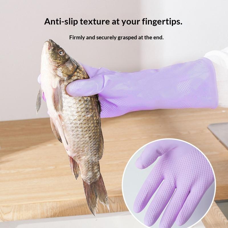 1 paio di guanti in lattice pe - Dish Glove Rubber recensione e prezzo