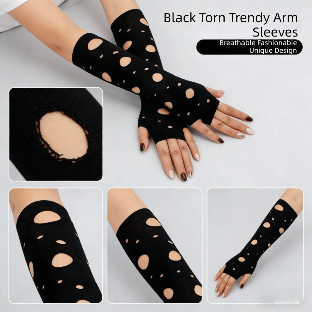 Manicotti Copribraccio Neri El - Fingerless Glove Knit recensione e prezzo