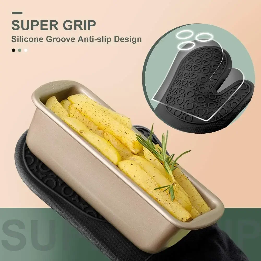 Guanti da forno extra lunghi i - Oven Mitt Silicone recensione e prezzo