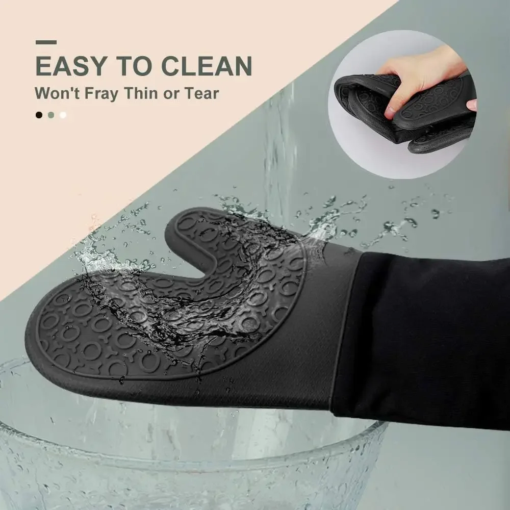 Guanti da forno extra lunghi i - Oven Mitt Silicone recensione e prezzo