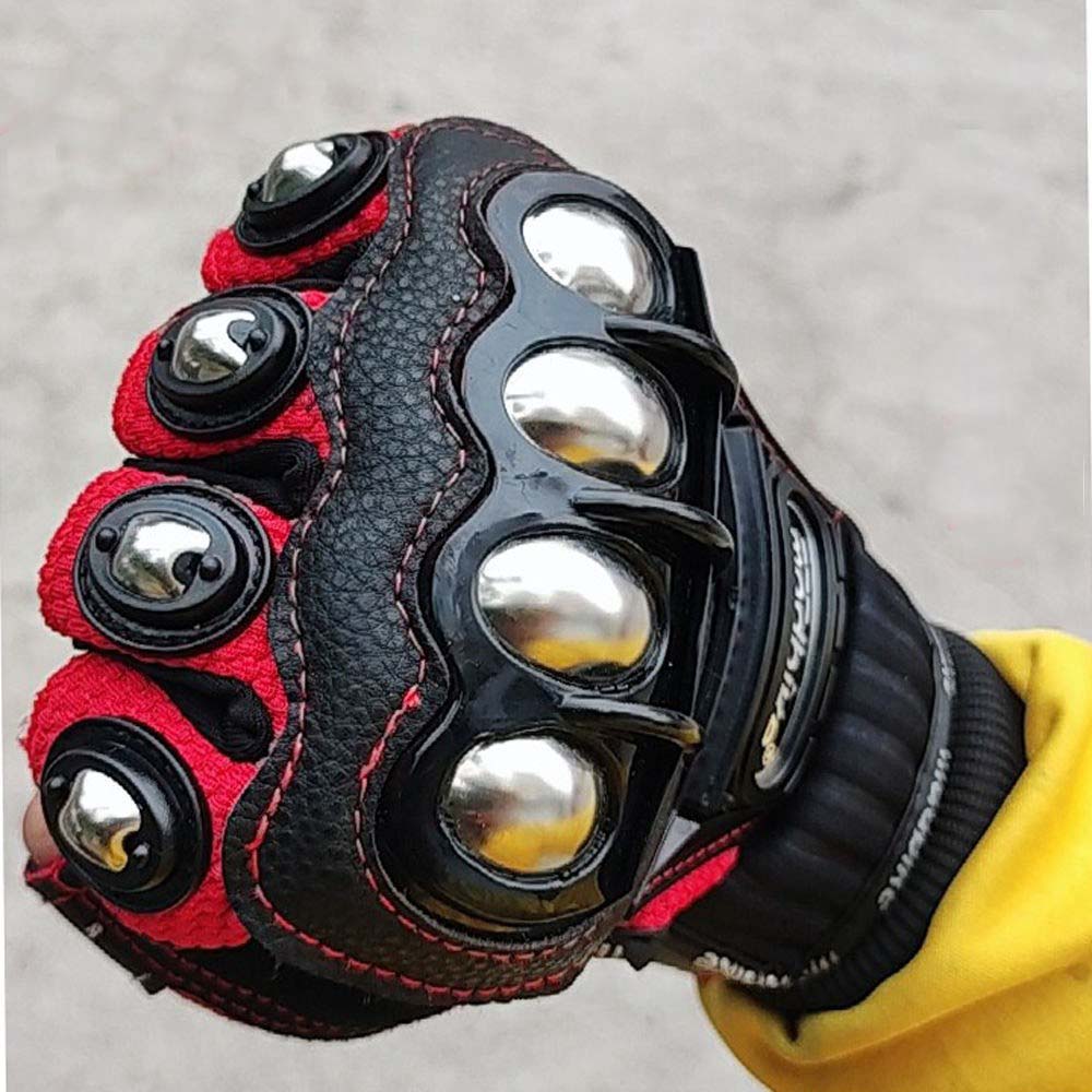 Nocche in ottone moto MTB guan - Motorcycle Glove Knuckle recensione e prezzo
