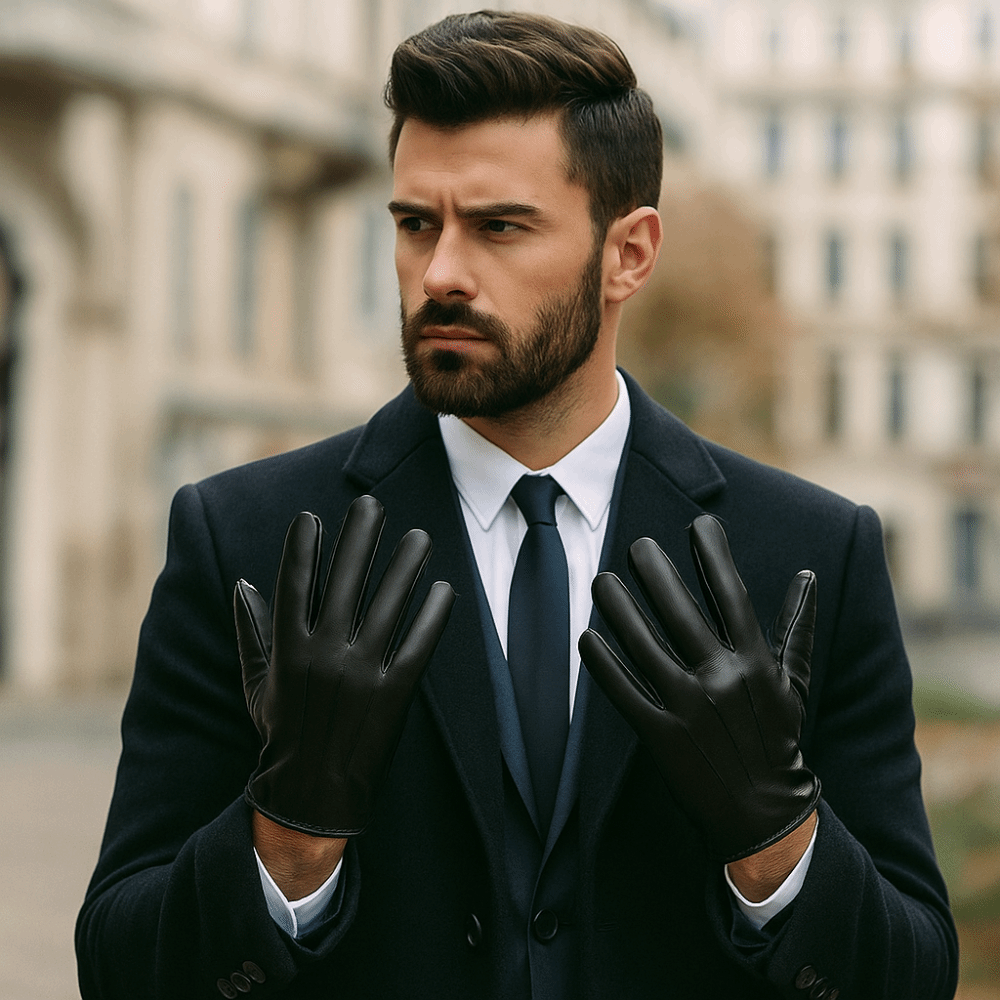 Guanti da Guida Neri alla Moda - Leather Driving Glove recensione e prezzo